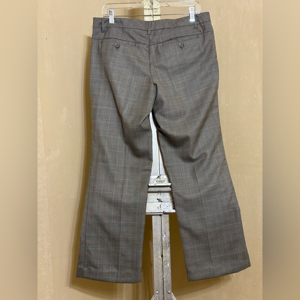 The Limited Drew Fit Gray Plaid Trousers Sz 8 - Picture 2 of 8